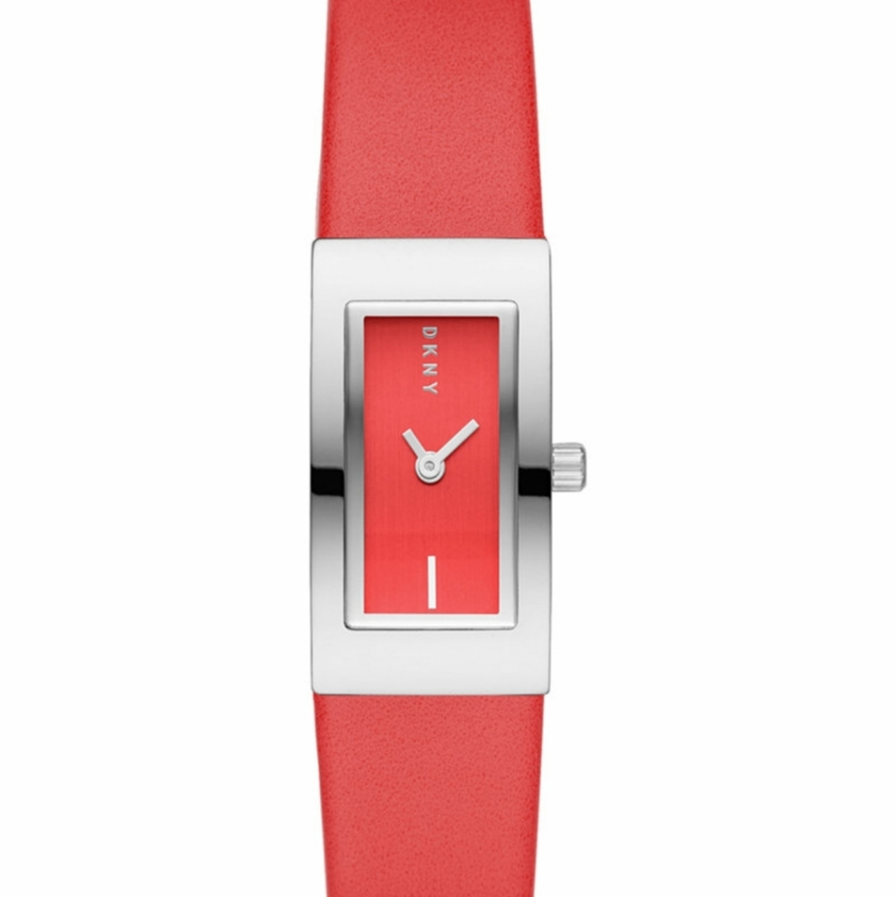 DKNY  Women Downtown Red polyurethane strap watch